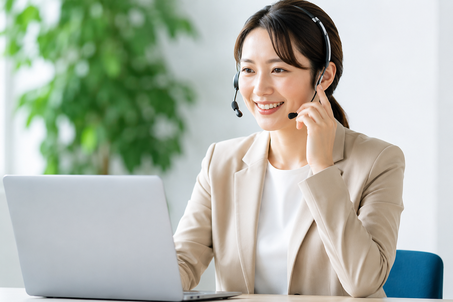 無料診断を案内する担当者